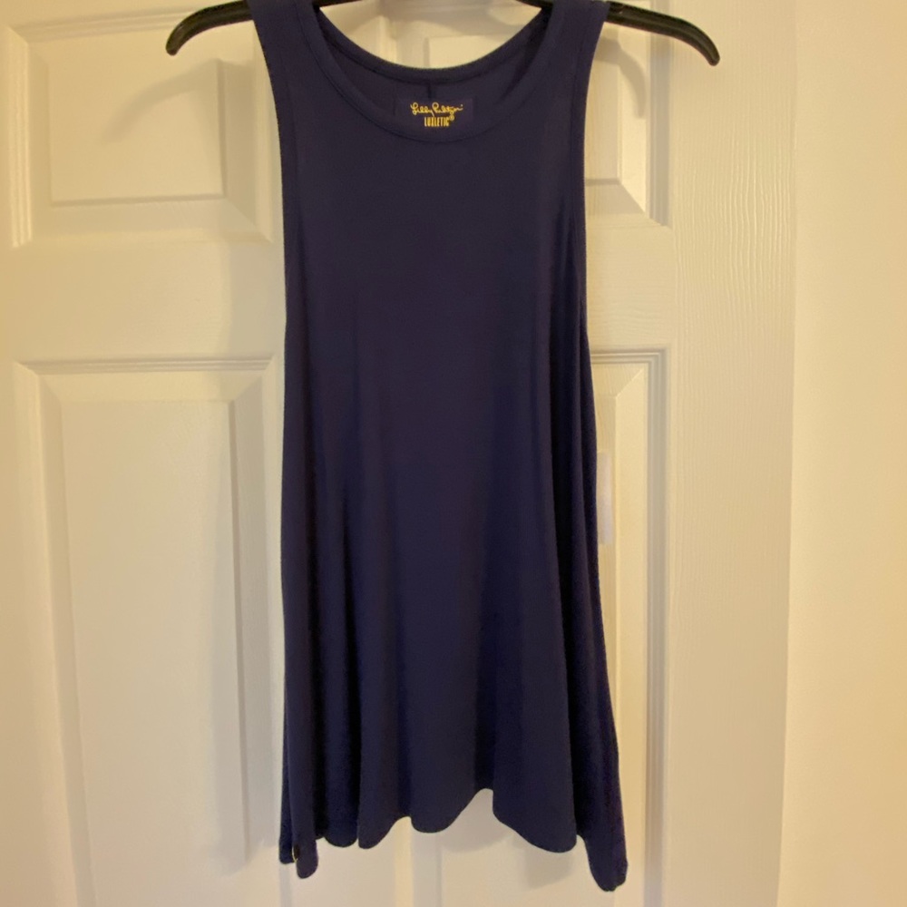 Lilly Pulitzer Luxletic Navy Blue Cain Tank